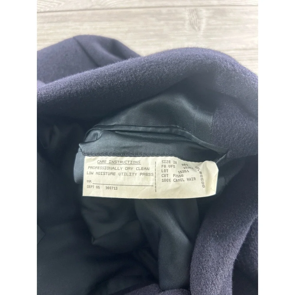 POLO by RALPH LAUREN BLUE 100% CAMEL HAIR SPORT COAT BLAZER JACKET Navy Blue